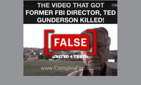 No, former FBI agent Ted Gunderson was not assassinated for exposing chemtrails