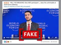 Video of Davos 2024 'speaker' insulting WEF founder Klaus Schwab is edited