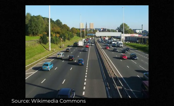 No, Glasgow City Council did not pass a plan to reduce the M8 motorway’s speed limit to 30mph