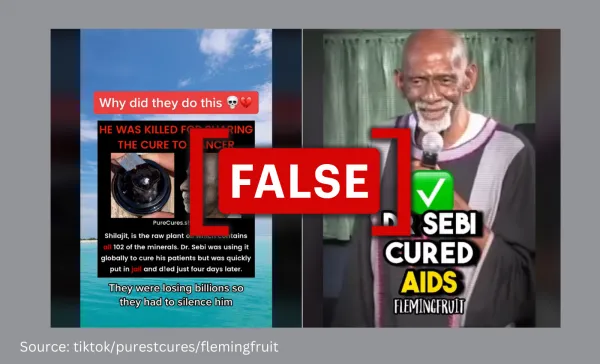 No, Dr Sebi’s alkaline diet does not cure AIDS or Cancer