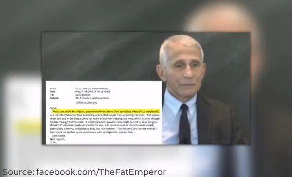Video misrepresents email from Fauci and his advice about wearing masks amid spread of COVID-19