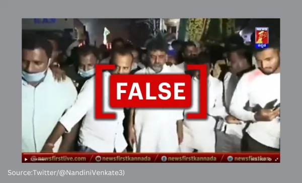 Old video of D.K. Shivakumar falsely linked to campaigning for upcoming Karnataka elections