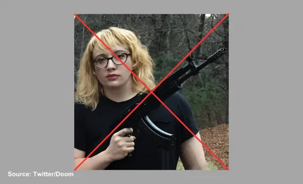 The Nashville school shooter has been falsely identified as Samantha Hyde on social media