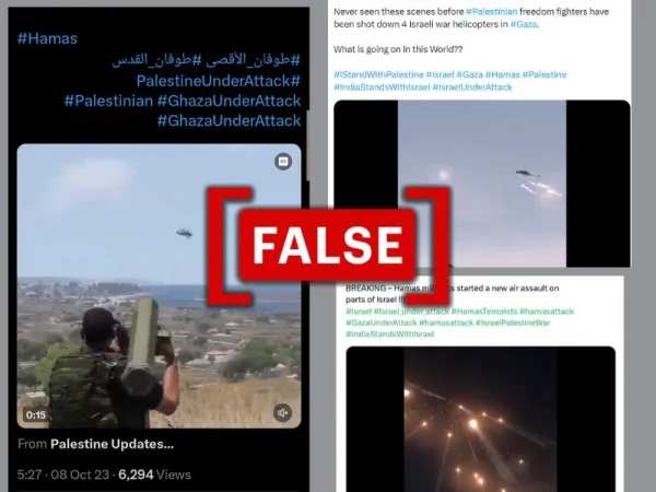 Visuals from video game Arma 3 shared as clips of Hamas attacks on Israel