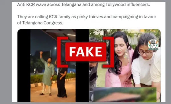 Manipulated videos shared as 'Telugu influencers dancing to anti-BRS song'
