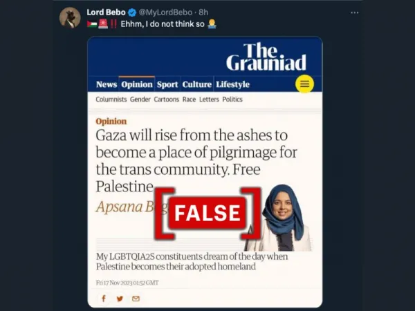 No, Apsana Begum did not say Gaza will become 'a pilgrimage for trans community'