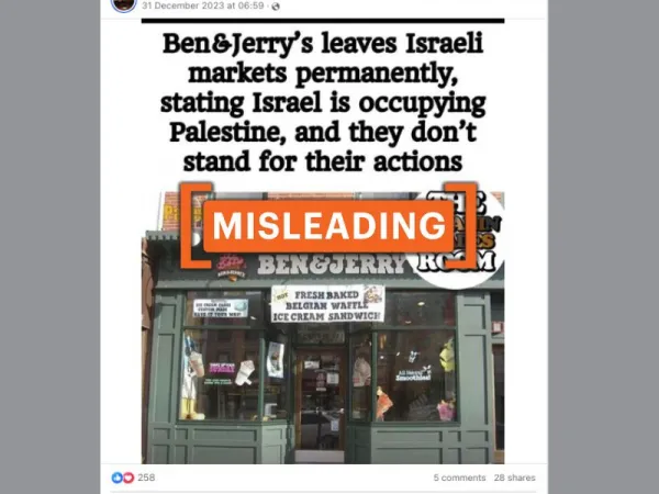 No, Ben & Jerry’s ice cream has not left Israeli markets permanently