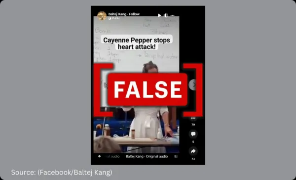 No, cayenne pepper cannot stop a heart attack