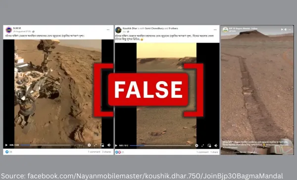 NASA images from Mars falsely shared as visuals captured by Chandrayaan-3