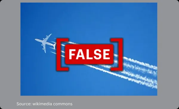 No, contrails are not chemtrails that cause cancer and respiratory illness