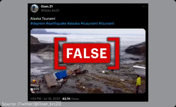 Old, unrelated video falsely shared as recent 'Alaska tsunami'