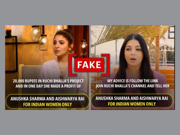 Deepfakes of Anushka Sharma, Aishwarya Bachchan used to promote Telegram scam
