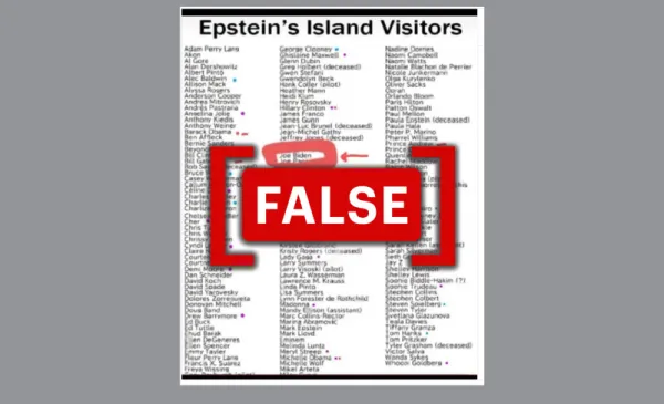 Joe Biden and Barack Obama are not mentioned in the official public Epstein Documents