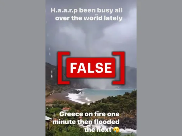 HAARP did not cause the floods and wildfires in Greece