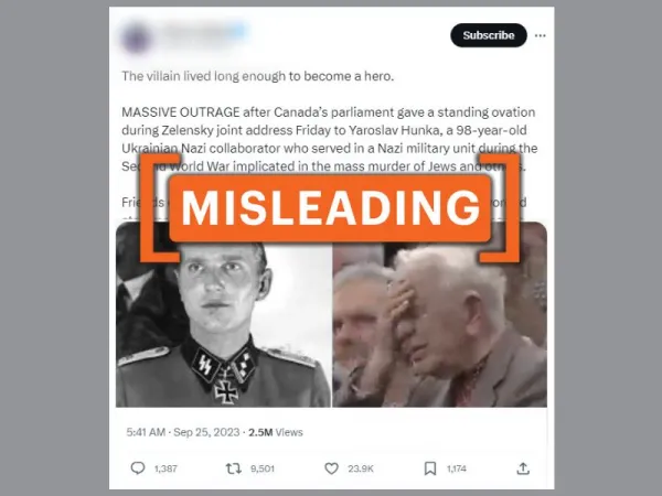 Photo of Danish Nazi officer shared with wrong claim amid Canadian parliament row