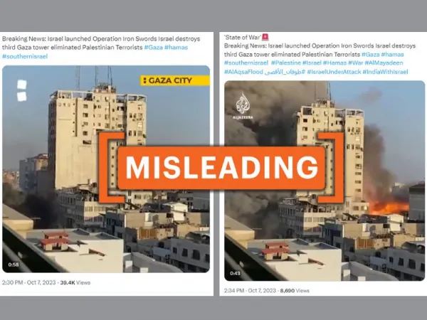 2021 video of Israeli airstrike in Gaza shared as recent