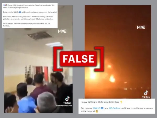Video from Gaza's Indonesian Hospital shared as “heavy fighting with Hamas” inside al-Shifa