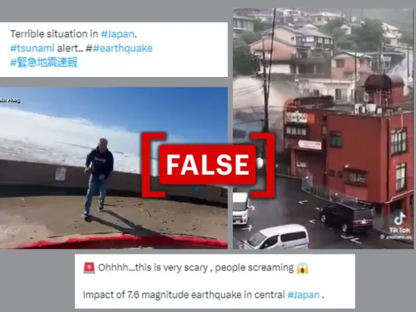 Old, unrelated visuals falsely linked to Japan earthquake