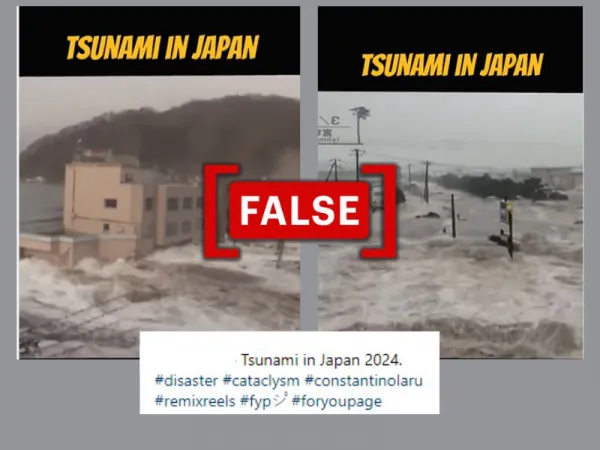 Old, unrelated visuals from Japan incorrectly linked to 2024 earthquake