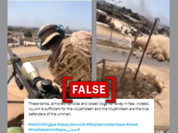 Old, unrelated video falsely linked to the Israel-Hamas war