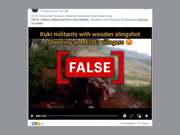 Ethiopian armed groups' video peddled as Kuki militants firing at Meiteis in Manipur