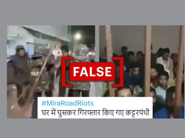 Old videos from Hyderabad, Uttar Pradesh falsely linked to recent Mira Road unrest
