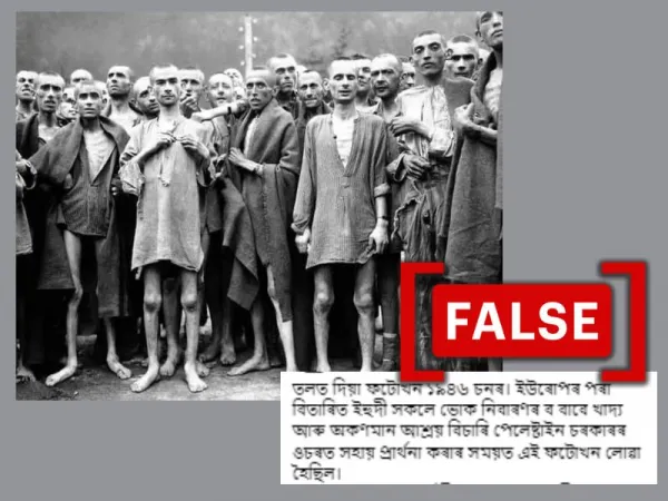 Photo of prisoners in Austrian Nazi concentration camp falsely linked to Palestine