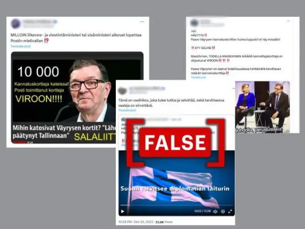 Allegations of Finnish politician's missing candidacy supporter cards spun as election fraud