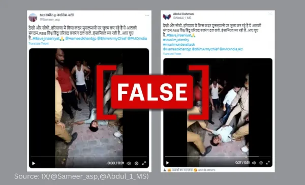 Clip from short film falsely shared as violence against Muslims in Haryana
