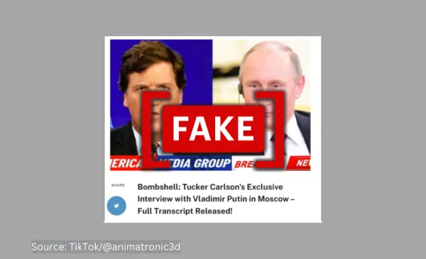 Putin and Carlson did not discuss Taylor Swift, the Super Bowl, or Biden being a 'power facade'