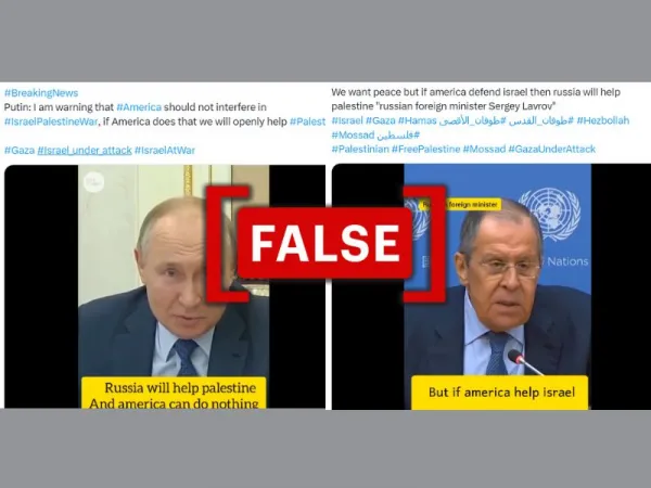 Putin, Lavrov's old videos shared as them warning U.S. against interfering in Israel-Hamas war