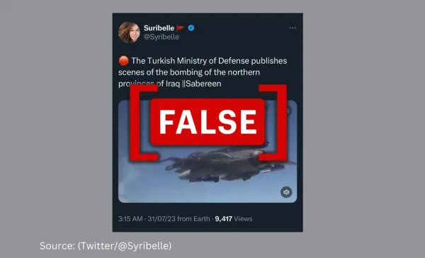 2021 Turkish drone strike video in Iraq shared as recent