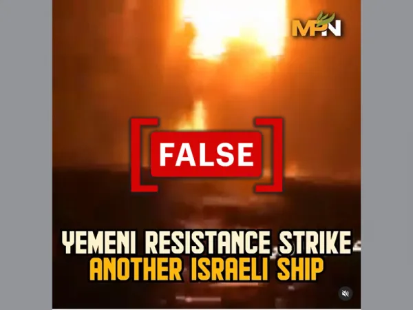No, this video does not show Houthi rebels attacking a Norwegian or Israeli ship