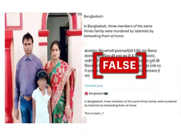 Murder of a Hindu family in Bangladesh given false communal spin