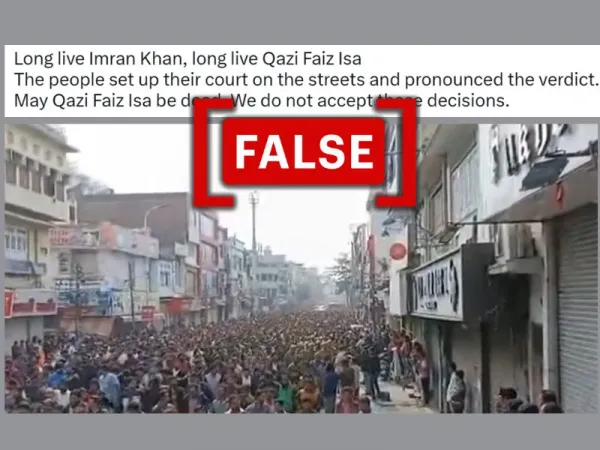 Old video from Rajasthan shared as protest rally in support of former Pak PM Imran Khan